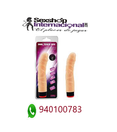 VIBRADOR REALISTA CON VENAS REAL TOUCH SEXSHOP LOS OLIVOS 01-5335930